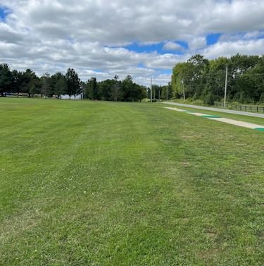 Natural Grass to hit golf balls - Deer Track Driving Range in Goshen, OH